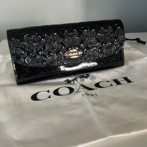Coach Embossed Envelope Wallet